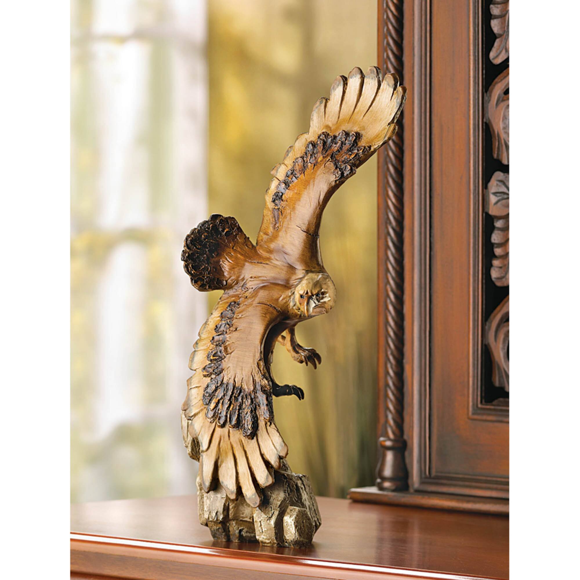 Soaring Eagle Statue 5.5" x 4.5" x 13.62